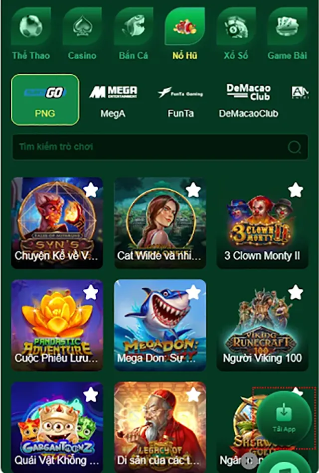 BONGVIP với đa dạng cốt truyện Game Slot