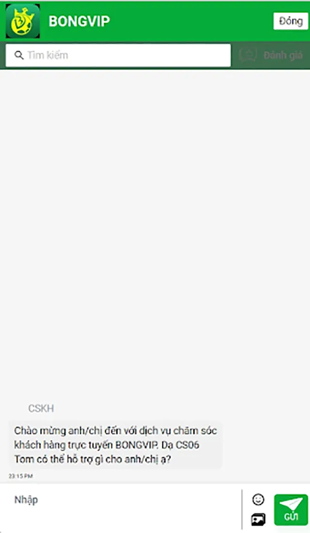 Đội ngũ CSKH tận tâm 24/7 tại BONGVIP
