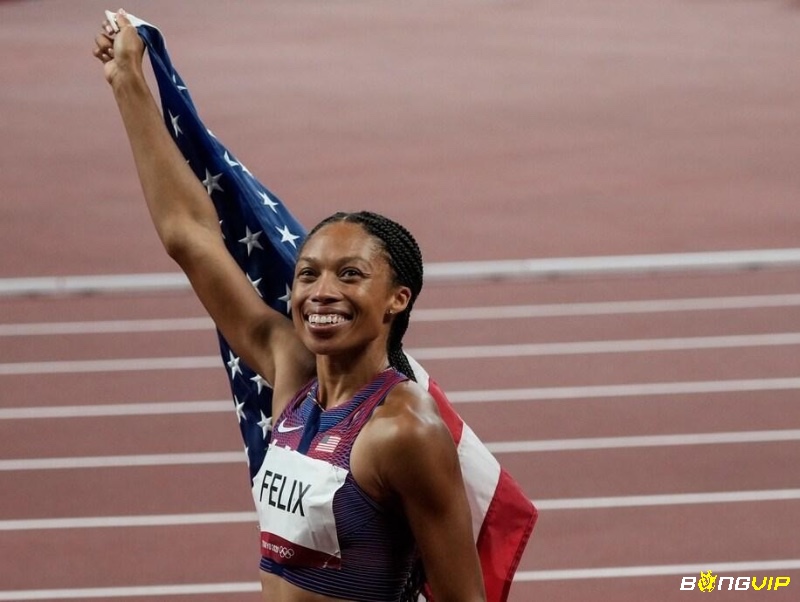 Allyson Felix đã thành công khi giành 7 huy chương vàng và 3 huy chương bạc trong 5 kỳ Olympic