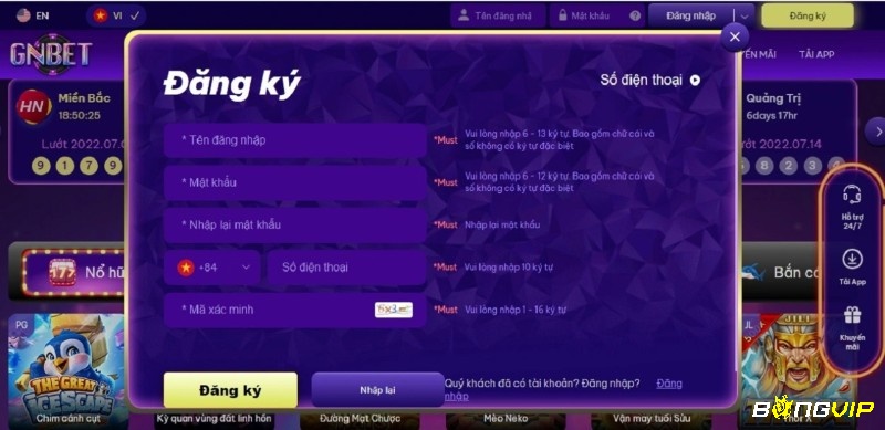 Đăng ký Gnbet bongvip chia sẻ như thế nào?