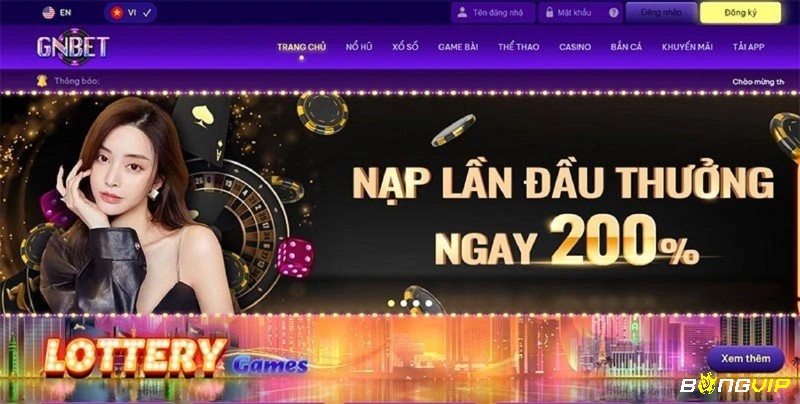 Lưu ý khi đăng nhập Gnbet