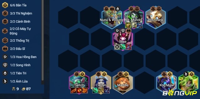 Twich phối hợp hiệu quả với các tướng thuộc nhóm Bắn Tỉa và Xạ Thủ như Jhin, Kai’Sa và Miss Fortune