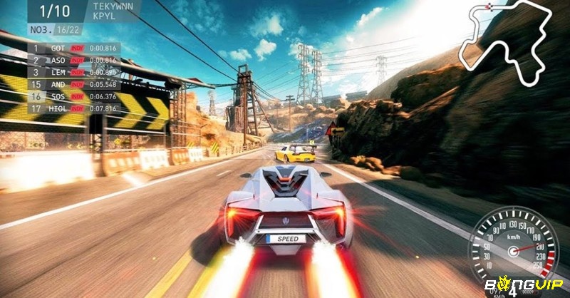 Các game đua xe online hiện nay đều được trang bị công nghệ đồ họa tiên tiến