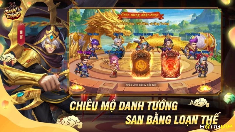 Khám phá hệ thống tướng đa dạng trong Danh Tướng 3Q - VNG