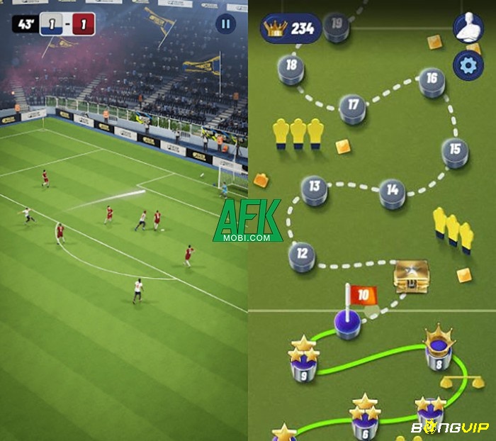Những pha sút bóng đẳng cấp và đầy kịch tính trong Soccer Super Star