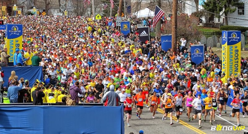 Giải Marathon Boston thu hút hàng nghìn vận động viên từ khắp nơi trên thế giới