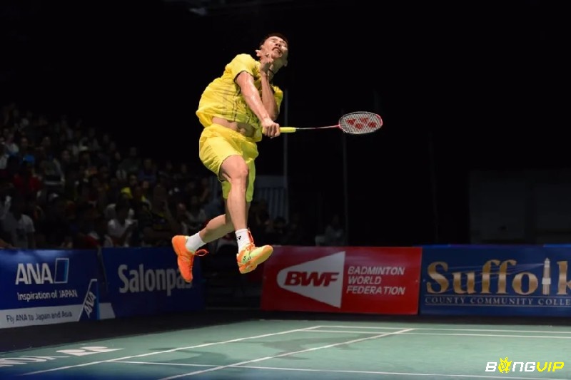 Lee Chong Wei thực hiện cú đập cầu mạnh mẽ đạt tốc độ 408 km/h tại giải Hồng Kông Mở rộng 2015