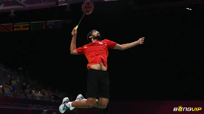 Kidambi Srikanth thực hiện cú smash mạnh mẽ đạt tốc độ 410 km/h tại giải Đan Mạch Mở rộng 2017