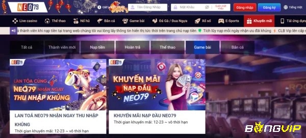 Đặc điểm nổi bật của cổng game Neo79