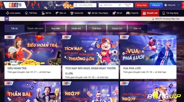 Đăng nhập Neo79 hướng dẫn 5 bước chi tiết