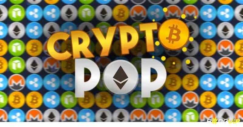 Cryptopop kết hợp giải trí và kiếm tiền ảo qua việc ghép biểu tượng tiền điện tử