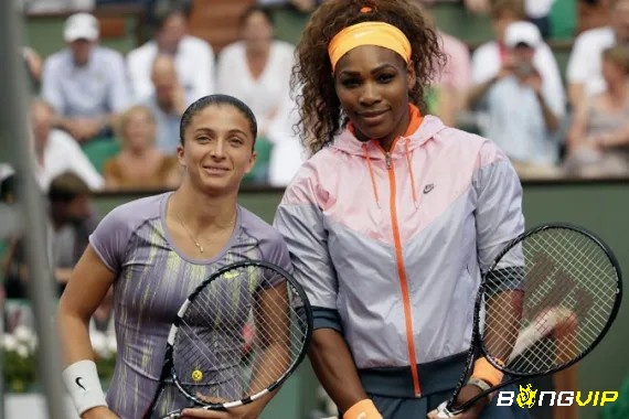 Sara Errani chỉ cao 1m64 và sở hữu lối chơi cực tốt