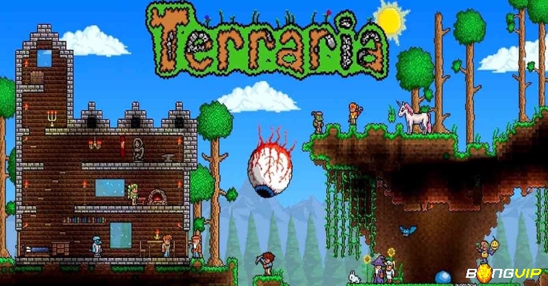 Terraria – Game sandbox 2D với thế giới rộng lớn, khai thác, chế tạo và chiến đấu đa dạng trên Android