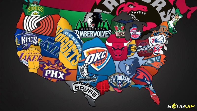 Tấm bản đồ NBA – nơi mỗi khu vực là một chiến địa, nơi mỗi trận derby đều rực lửa