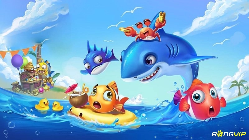 Game bắn cá có giao diện sinh động, dễ chơi cho mọi lứa tuổi