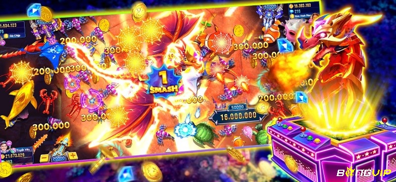 Bắn Cá Long Vương là game bắn cá đậm chất Châu Á với thiết kế đẹp mắt cùng với các phần thưởng hấp dẫn