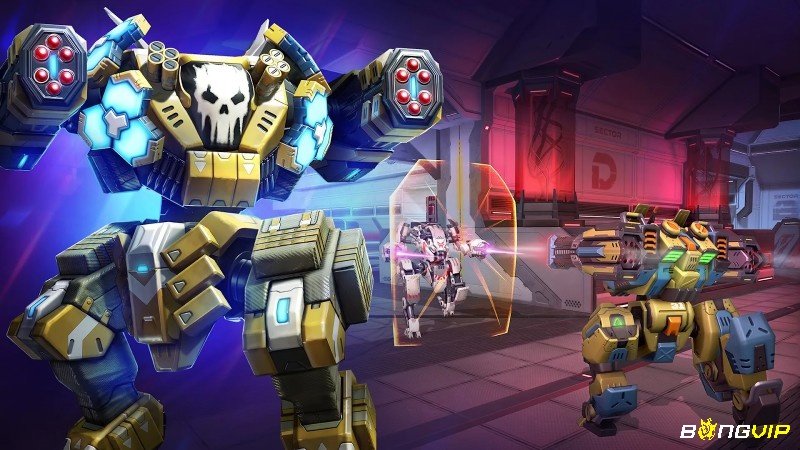 Trong Mech Arena, người chơi cần linh hoạt trong việc chọn mech để tiêu điệt những kẻ thù mạnh hơn