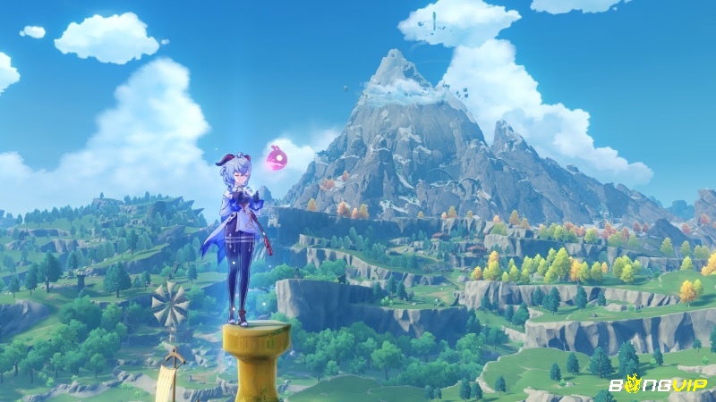 Thế giới mở đẹp mắt trong Genshin Impact – tựa game nhập vai miễn phí chinh phục hàng triệu game thủ toàn cầu.