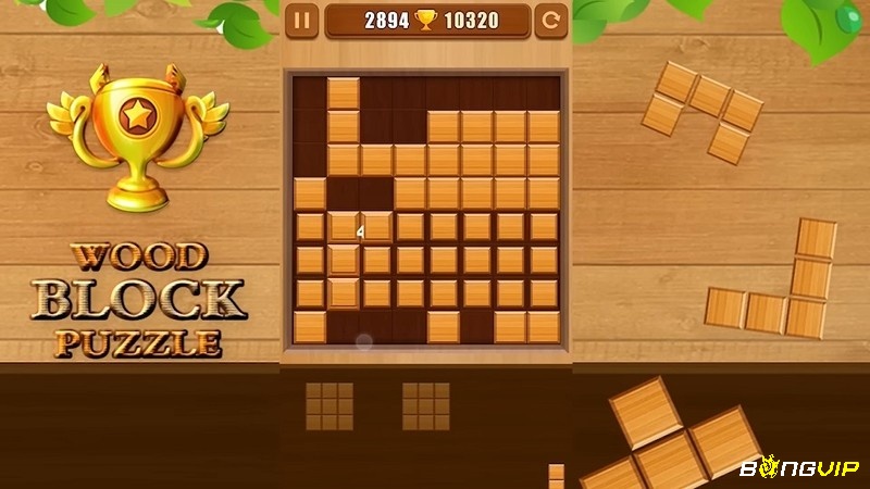 Xếp khối gỗ là game trí tuệ phù hợp cho mọi lứa tuổi