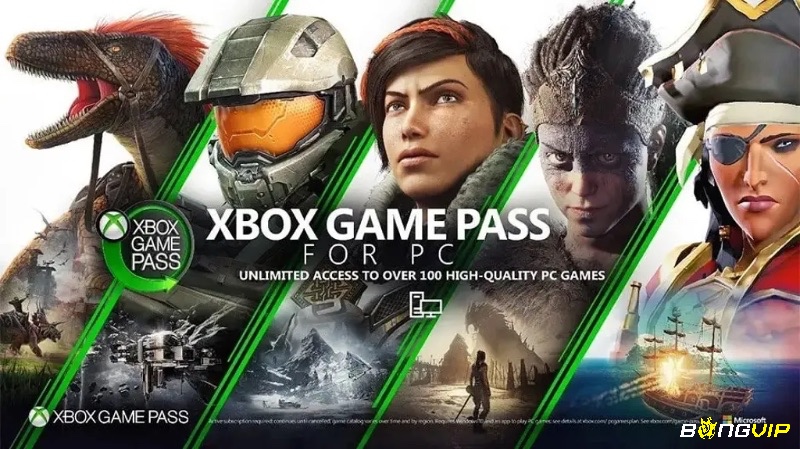 Kho ứng dụng thuê các game hot hiện nay - Xbox game pass, cho phép ng chơi trải nghiệm thử game nhưng không mua vĩnh viễn.