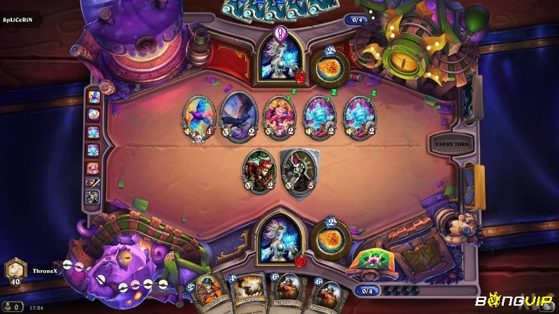 Game thẻ bài chiến thuật đòi hỏi người chơi xây dựng và vận hành bộ bài một cách hiệu quả để giành ưu thế.
