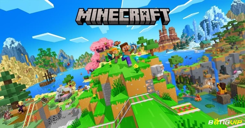 Game Minecraft thuộc thể loại sandbox, người chơi sẽ tham gia trải nghiệm ở thế giới mở rộng lớn được tạo thành từ các khối vuông