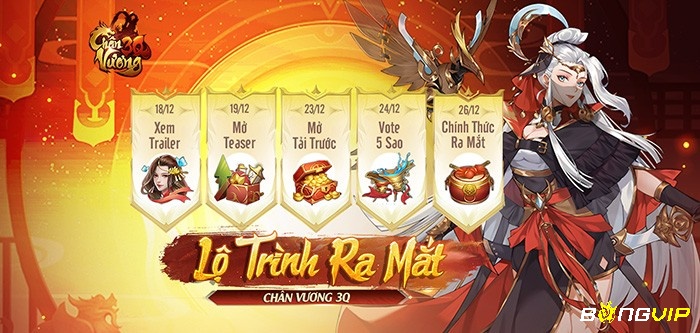 Chân Vương 3Q là game nhập vai chiến thuật Tam Quốc mới