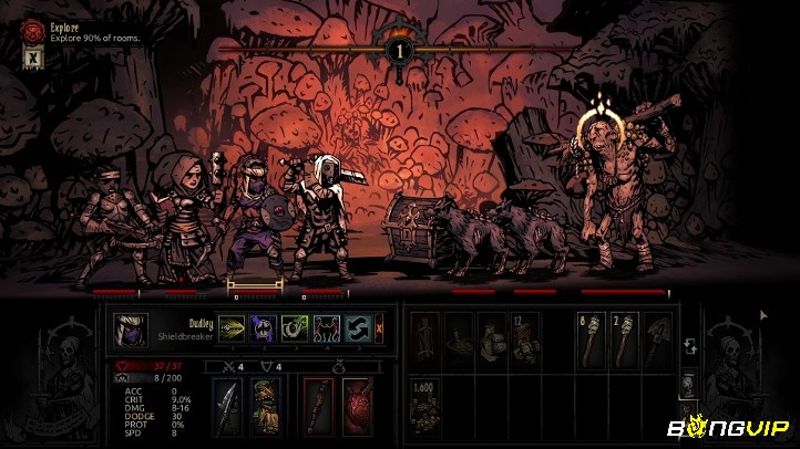 Darkest Dungeon là cái tên không thể bỏ qua khi chọn game offline trên windows