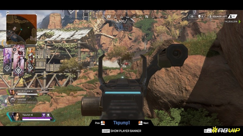 Chiến đấu chiến thuật trong chế độ battle royale tốc độ cao của Apex Legends.