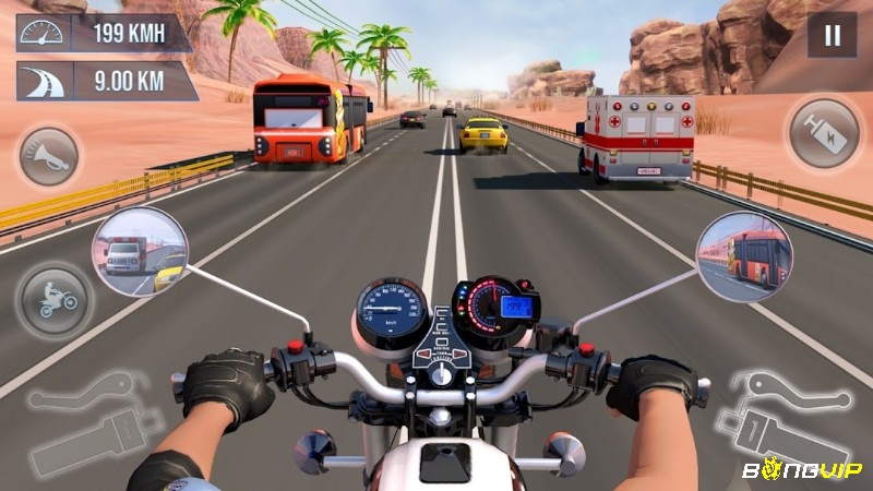 Game mô phỏng lái xe cho phép điều khiển phương tiện khá giống với thực tế