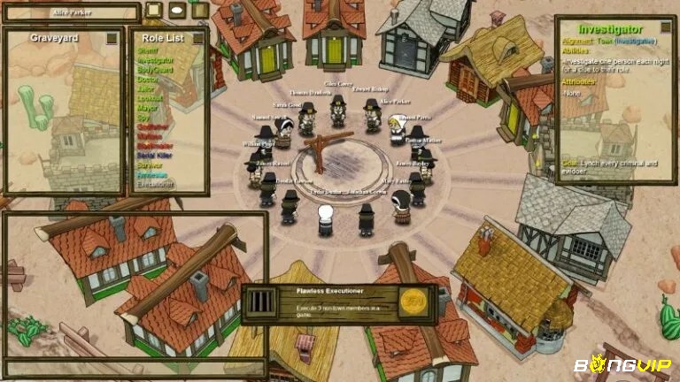 Game Ma Sói mobile với nhiều người chơi giúp tăng trải nghiệm gắn kết và tranh luận sôi nổi