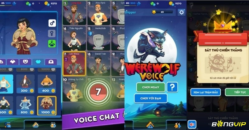 Trải nghiệm game ma sói trên điện thoại với các tính năng voice chat và tạo phòng chơi trực tuyến