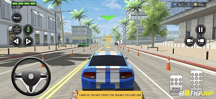 Trải nghiệm lái xe chân thực với luật giao thông trong game mô phỏng lái xe ô tô IOS Driving Academy