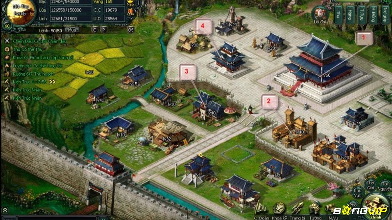 Người chơi điều khiển Lưu Bị, Quan Vũ, Trương Phi trong game Tam Quốc, trải nghiệm chiến thuật lịch sử