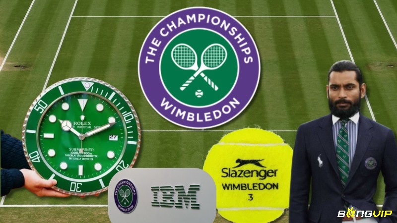 Tennis Wimbledon hợp tác với các thương hiệu cao cấp như Rolex và IBM, giữ hình ảnh đẳng cấp