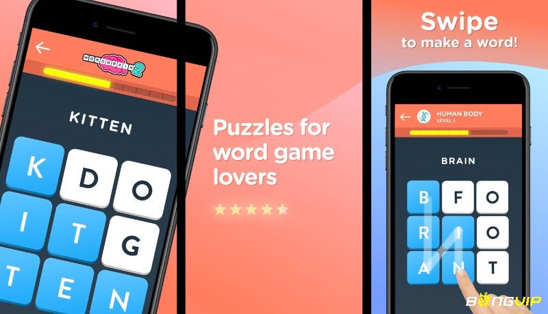 Word Brain 2 hấp dẫn bởi độ khó tăng dần và khả năng luyện tập tư duy logic cực kỳ hiệu quả