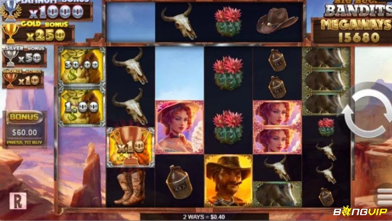 Cascading reels và hệ số nhân giúp chuỗi thắng liên tiếp và thưởng bùng nổ trong slot Megaways.