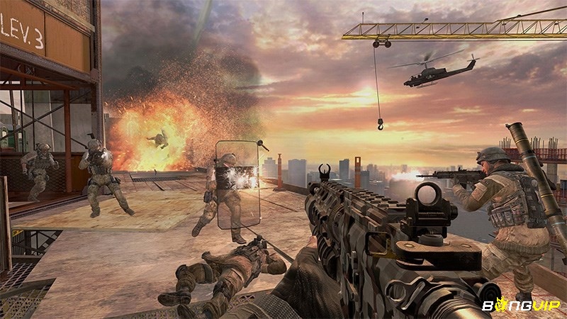 Call of Duty: Mobile được đánh giá cao nhờ bắn súng góc nhìn thứ nhất chân thực và hiệu ứng chiến đấu sống động