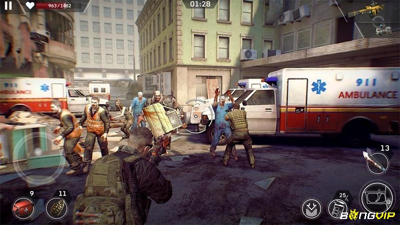 Top game đồ họa đẹp android Left to Survive gây ấn tượng mạnh bởi đồ họa 3D sống động và bối cảnh u ám