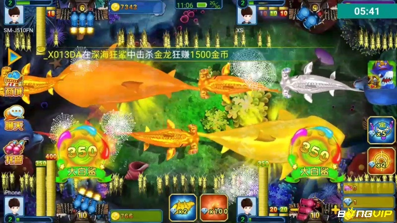 Thời điểm ra đòn quyết định hiệu quả tiêu diệt cá lớn và mức tiêu hao đạn.