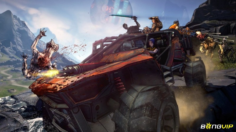 Borderlands 2 có nhiều loại vũ khí khác nhau mang lại nhiều trải nghiệm bất ngờ cho người chơi