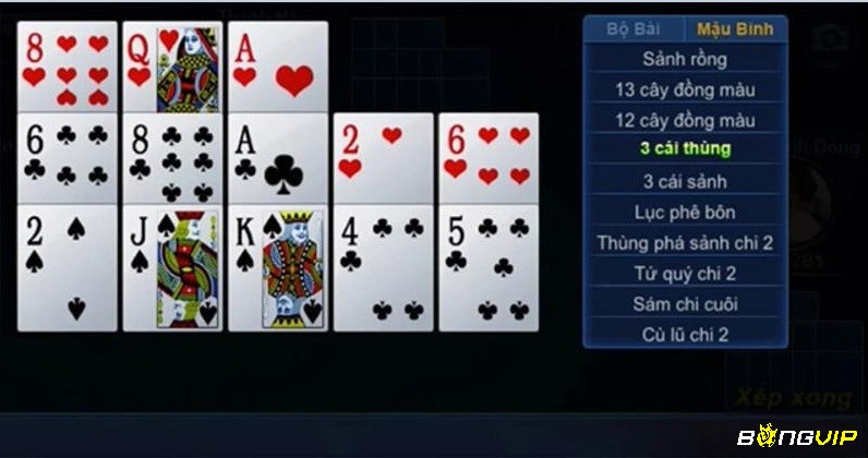 Kinh nghiệm sắp xếp bài hợp lý, tránh binh lủng và tạo lợi thế với thùng phá sảnh mạnh.