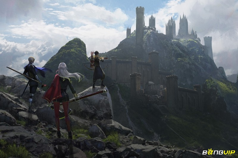 Toàn cảnh tu viện Garreg Mach tại Fódlan trong Theo chân Byleth tại tu viện Garreg Mach, khám phá chiến trường Fódlan và vòng lặp dạy học, kết giao sâu sắc. Tìm hiểu ngay game Fire Emblem: Three Houses!