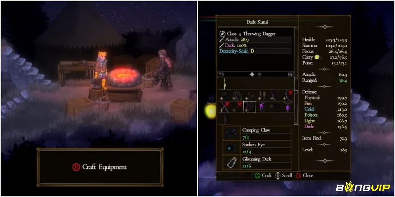 Crafting tạo động lực săn lại, giúp vòng lặp tiến trình có trọng lượng và mục tiêu