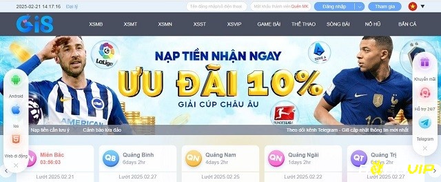 Đăng nhập Gi8 an toàn, ổn định là nền tảng để người chơi yên tâm cá cược và tối ưu lợi nhuận