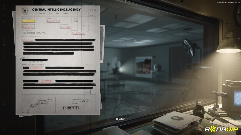 Màn hình hồ sơ Bell trong Call of Duty: Black Ops Cold War