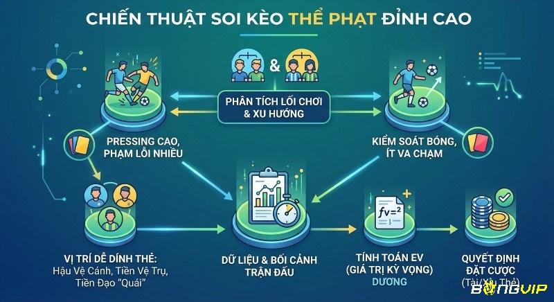 Sơ đồ chiến thuật, soi kèo thẻ vàng bóng đá đỉnh cao, hướng dẫn phân tích lối chơi, dữ liệu và tính toán EV để quyết định đặt cược hiệu quả