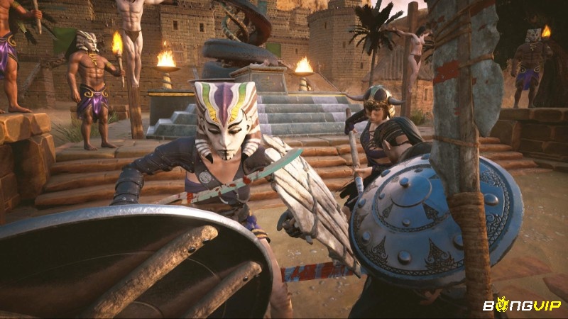 Đồ họa trong game Conan Exiles được thiết kế tỉ mỉ và chân thực