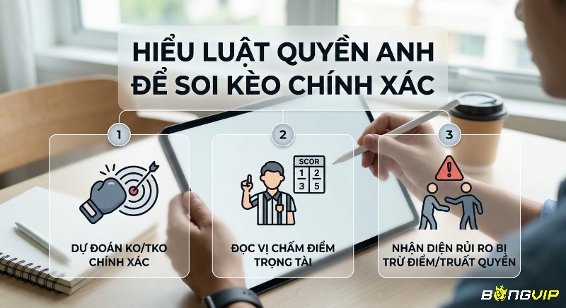 Quy trình 3 bước nắm luật thể thao quyền anh để soi kèo thắng lớn: dự đoán KO/TKO, đọc vị trọng tài và nhận diện rủi ro bị truất quyền