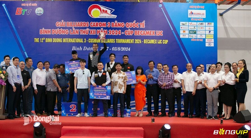 Giải Billiards Carom 3 băng Truyền thống Quốc tế Bình Dương là sân chơi giàu tính cọ xát và gần gũi với cơ thủ Việt